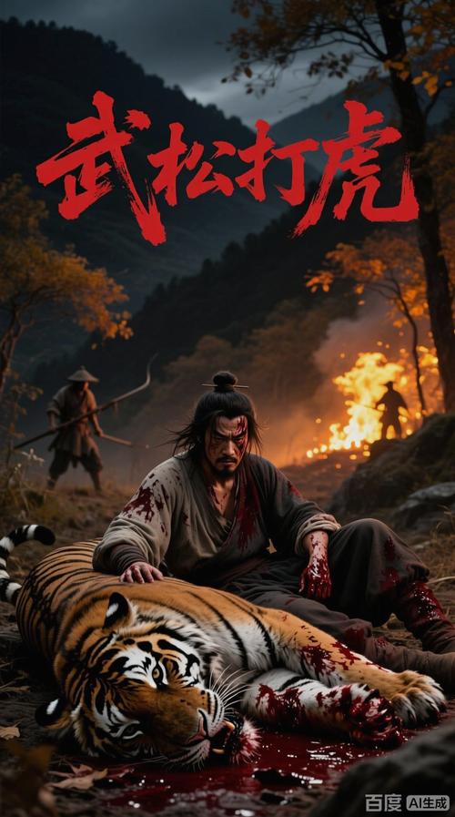 武松打虎电影-景阳冈-醉拳-猛虎